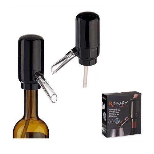 DISPENSADOR VINO KINVARA ELECTRICO NEGRO